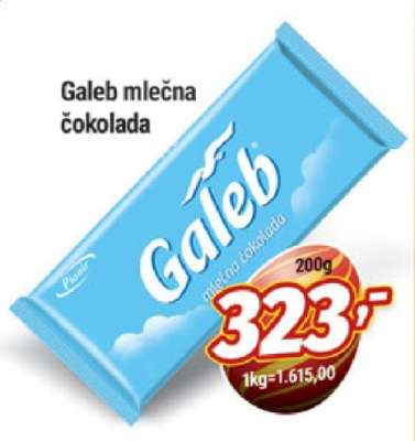 GALEB MLEČNA ČOKOLADA