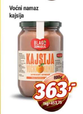 Voćni namaz kajsija