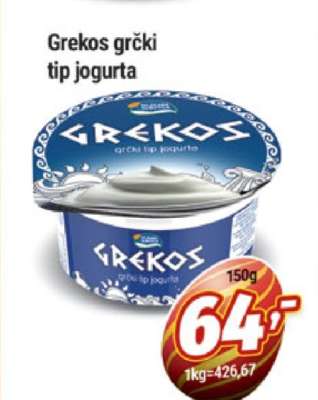 GREKOS GRČKI TIP JOGURTA