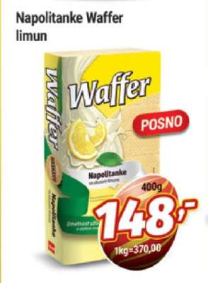 Napolitanke Waffer limun