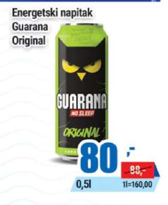 Energetski napitak Guarana original