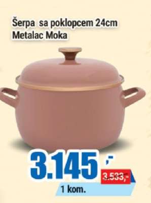 Šerpa sa poklopcem 24cm