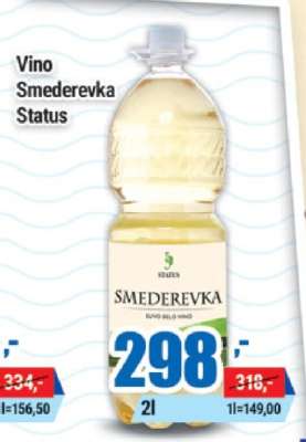 Vino Smederevka Status
