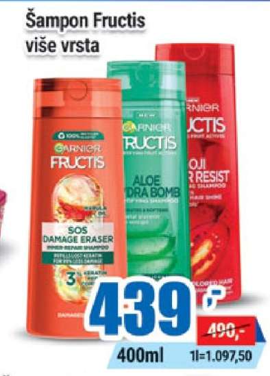 Šampon Fructis