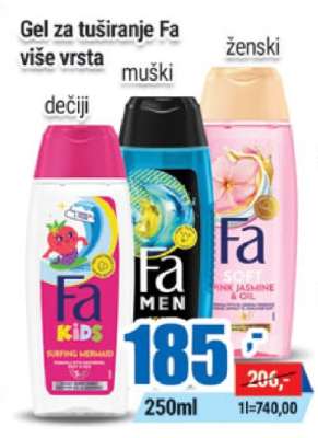 Gel za tuširanje Fa