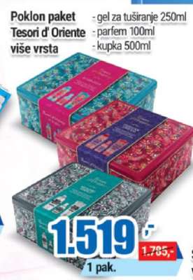 Poklon paket Tesori d'Oriente