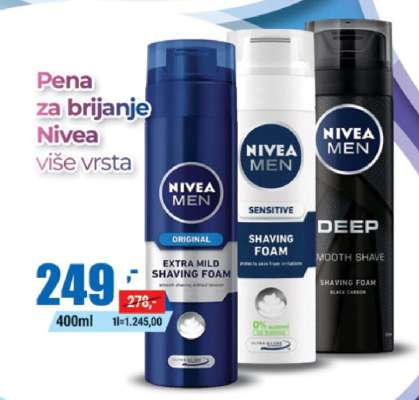Pena za brijanje Nivea