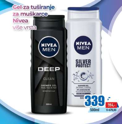 Gel za tuširanje za muškarce Nivea