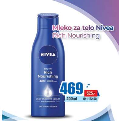 Mleko za telo Nivea Rich Nourishing