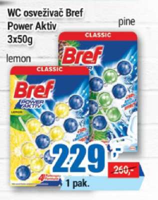 Wc osveživač Bref power aktiv