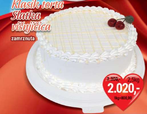 Klasik torta Slatka višnjičica