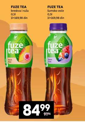 FUZE TEA breskva i ruža