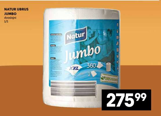 Natur UBRUS JUMBO
