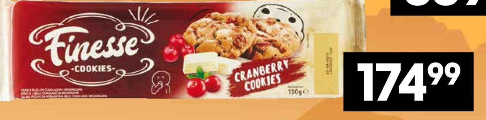 Finesse Cookies Cranberry Cookies