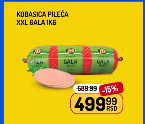 KOBASICA PILEĆA XXL GALA 1kg