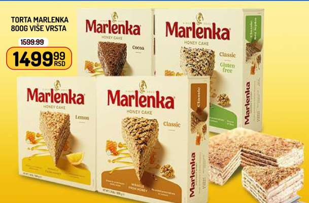 Torta Marlenka 800g