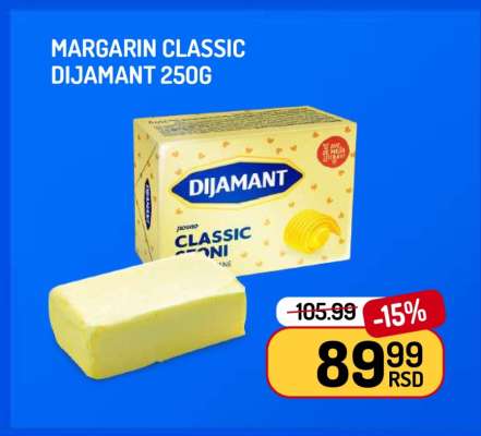 Margarine Classic Dijamant 250g