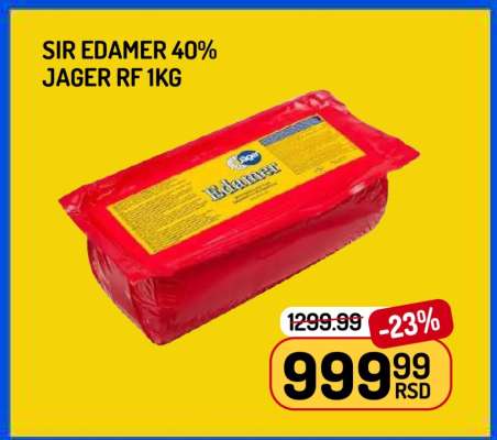 SIR EDAMER 40% JAGER RF 1KG