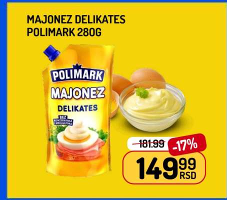 Majonez Delikates Polimark 280g