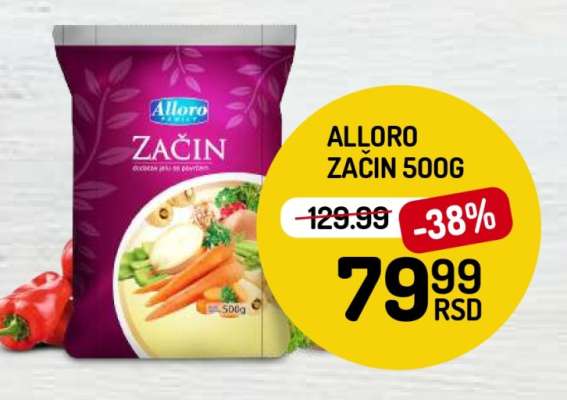 Alloro Začin 500g
