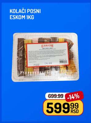 KOLAČI POSNI ESKOM 1kg