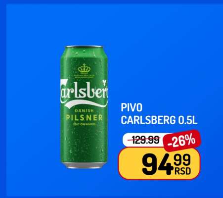 Pivo Carlsberg 0,5l