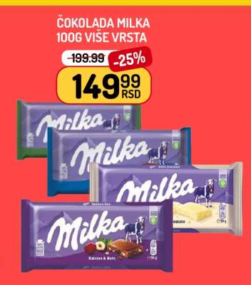 Čokolada Milka 100g