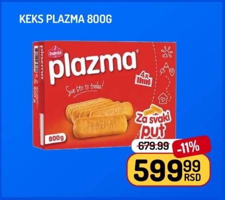 Keks Plazma 800g