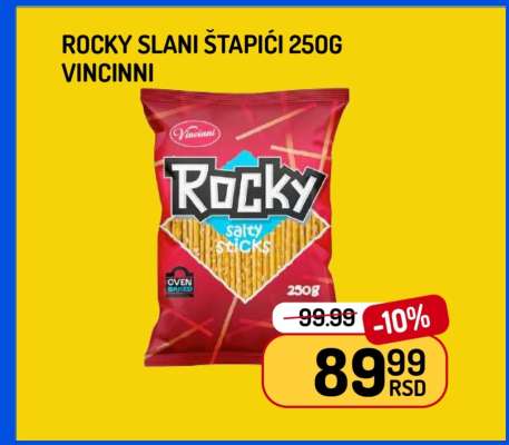 ROCKY SLANI ŠTAPIĆI 250G VINCINNI