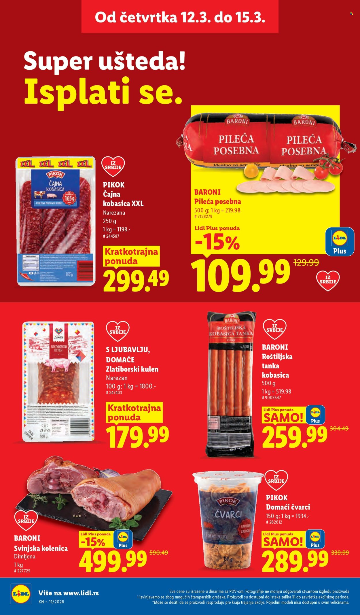 Lidl katalog - 12.03.2026 - 18.03.2026. Stranica 18
