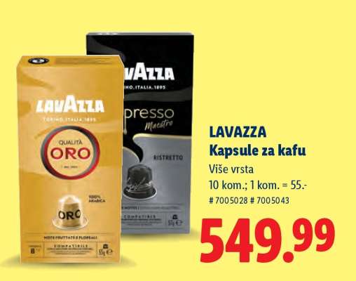 LAVAZZA Kapsule za kafu