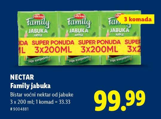 NECTAR FAMILY jabuka