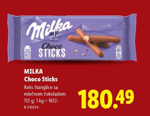 MILKA CHOCO STICKS