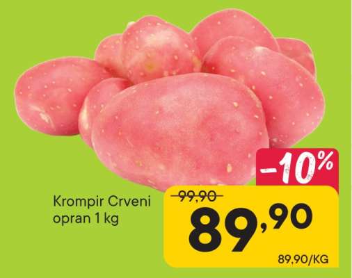 Krompir Crveni opran 1 kg