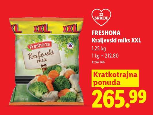 Freshona Kraljevski miks XXL