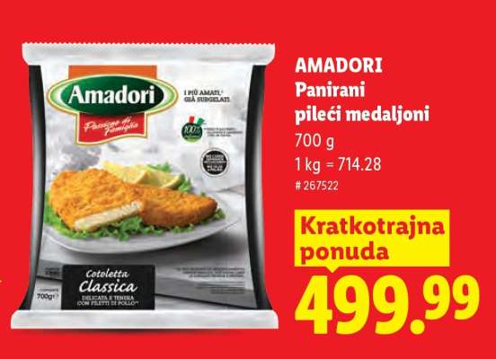 AMADORI Panirani pileći medaljoni