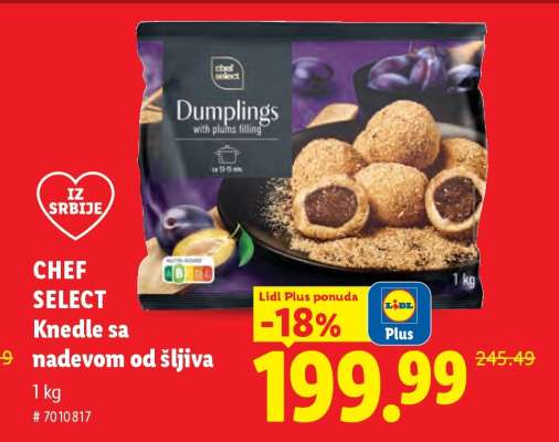 Chef Select Knedle sa nadevom od šljiva