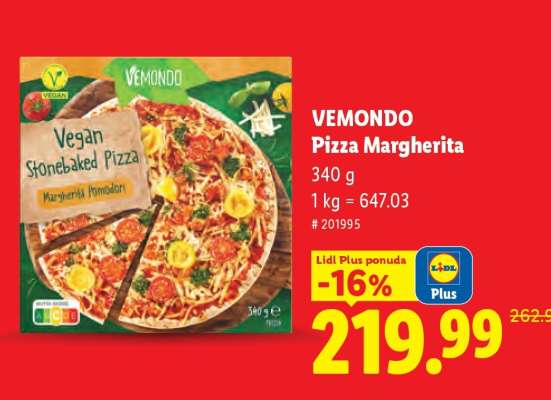 Vemondo Pizza Margherita