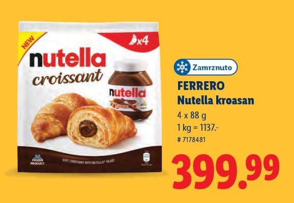 Ferrero Nutella kroasan