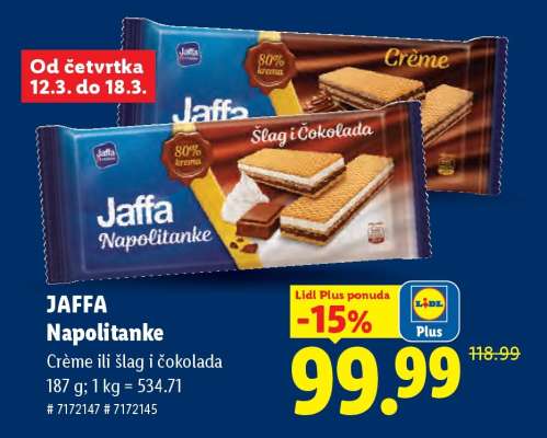 JAFFA NAPOLITANKE