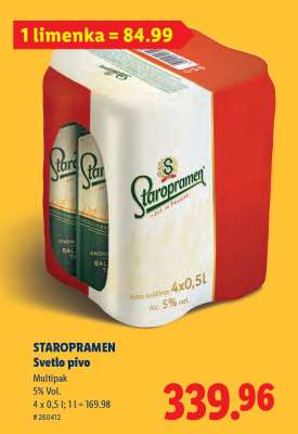Staropramen Světlé pivo