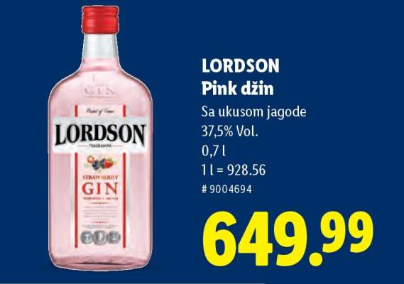 Lordson Pink džin