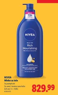 NIVEA Mleko za telo