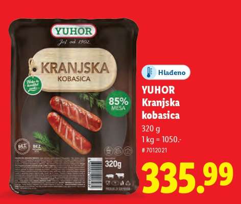 Yuhor Kranjska kobasica