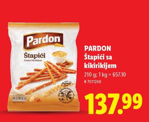 Pardon Štapići sa kikirikijem