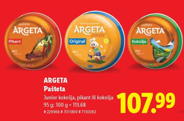 ARGETA PAŠTETA