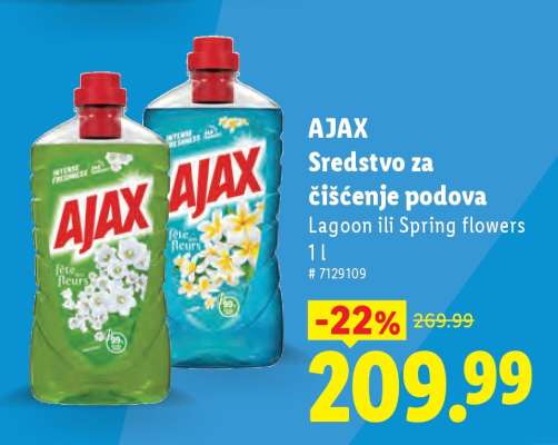 Ajax Sredstvo za čišćenje podova