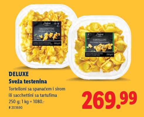 Deluxe Sveža testenina