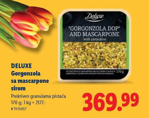 Deluxe Gorgonzola sa mascarpone sirom