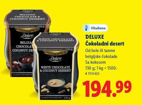 Deluxe Čokoladni desert